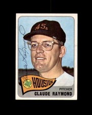 Claude Raymond Signed 1965 Topps Houston Astros Autograph