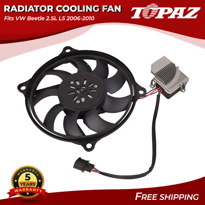 #ad Radiator Cooling Fan Assembly Fits VW Beetle 2.5L L5 2006 2010 1C0959455F $187.99