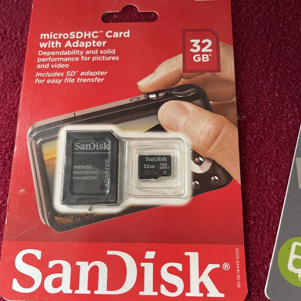 Kingston 8GB Class 4- MicroSDHC Memory Card 32 GB W/ Adpt & Emtec 16 GBLOT OF 3 - Image 2 of 4