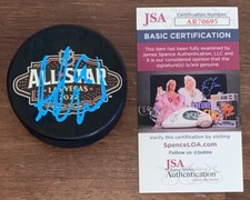 Adrian Kempe Signed Autographed 2022 Allstar Hockey Puck Los Angeles Kings JSA