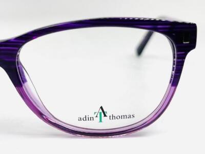 New Adin Thomas AT-358 C2 Purple Orchid Eyeglasses 52/16/135  display picture 2