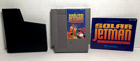 Solar Jetman (Nintendo NES, 1990) Cart & Manual  - Tested! Works!