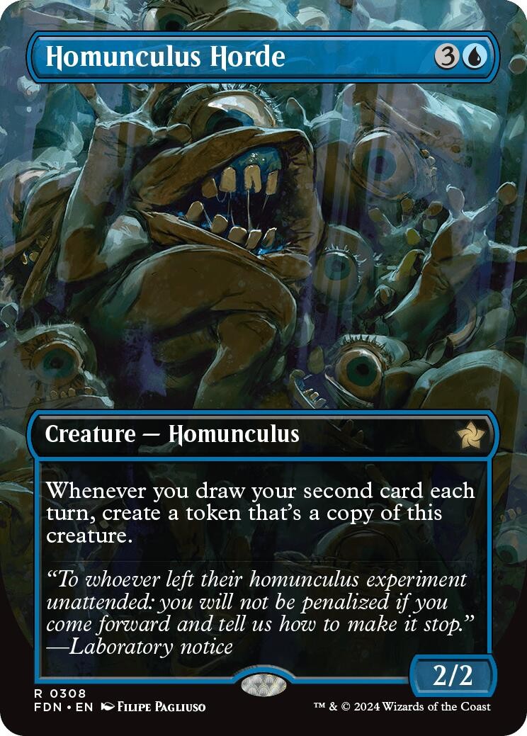 Homunculus Horde (Borderless) - 308/FDN - Rare LP