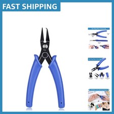Ergonomic Split Ring Opener Tool - Precision Keychain Pliers for Jewelry Making