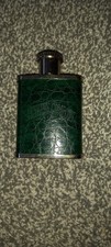 Vintage Southern Comfort Hip Flask Green Faux Croc Advertising 1960s