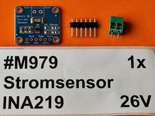 INA219 Spannungssensor Strom Sensor Monitoring Messspannung bis 26V I2C Arduino