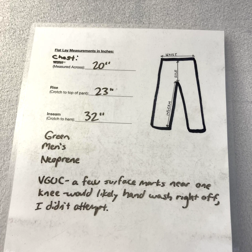 Northeast Outfitters Neoprene Chest Waders Mens Large Stockingfoot Fishing Green - Image 4 of 4