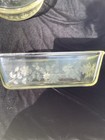 Pyrex Clear Glass Etched  Casserole dish w/lid and Loaf pan — photo 3