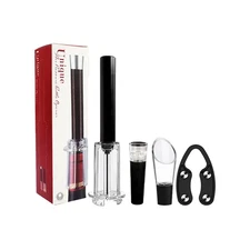 Wino On The Go Wine Opening Set Air Pressure Pump Bottle Opener Vacuum Stopper