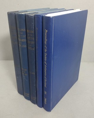 Proceedings of the Society of Antiquaries of Scotland 5 volumes 1962 to 1969 lot