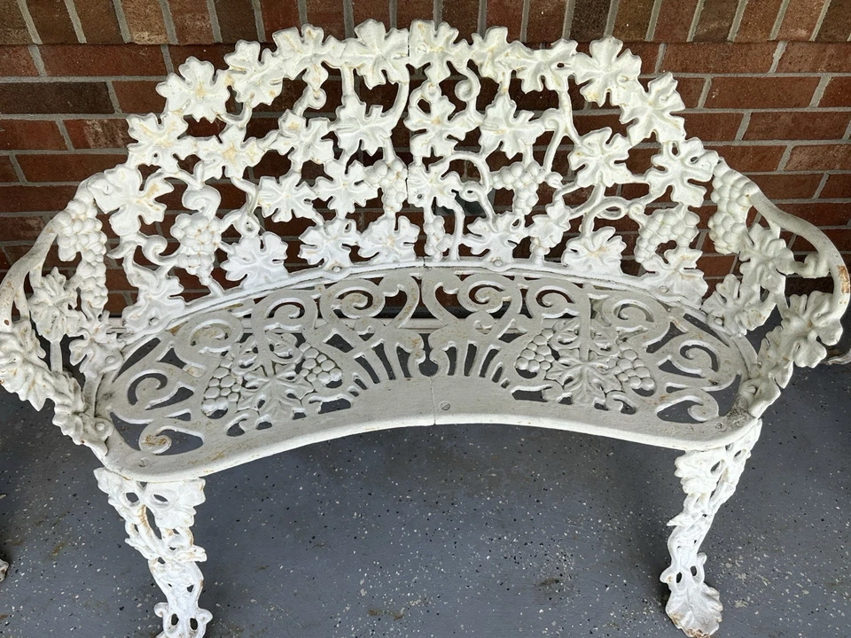 Cast Iron Vintage Victorian Cast ironGrapvine Patio - Image 2 of 4