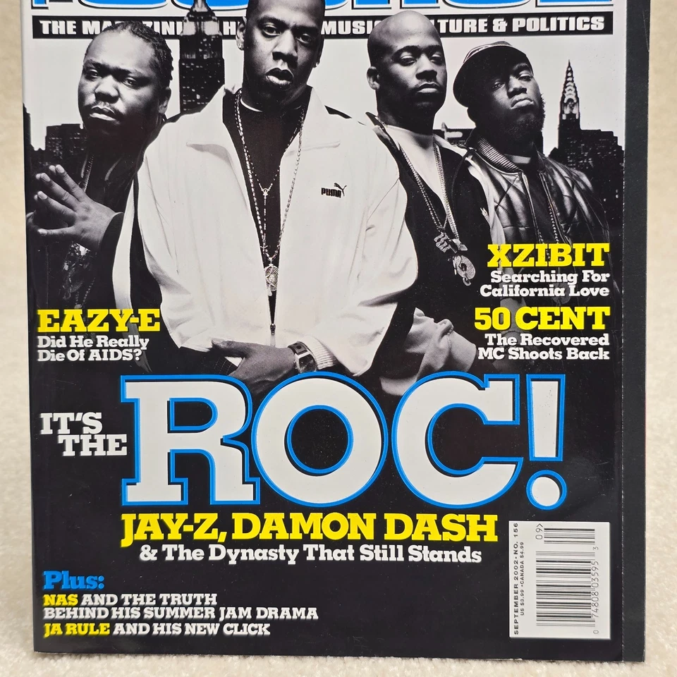 Source Magazine Rap Hip Hop September 2002 Its The Roc JAY-Z NAS Cover 2/2 - Image 3 of 4