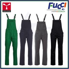 Payper TROLLEY Pettorina Salopette da Lavoro in Cotone con Tasche Meccanico