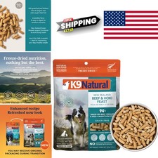 Grain Free Dog Food Topper Hoki Beef 3.5 Ounce With New Zealand Green Mussel 173.67 per pound