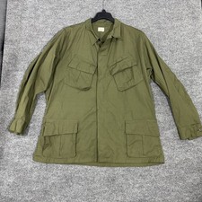 VINTAGE US ARMY TROPICAL COMBAT JACKET 1969 VIETNAM WAR XL REGULAR NOS NEW