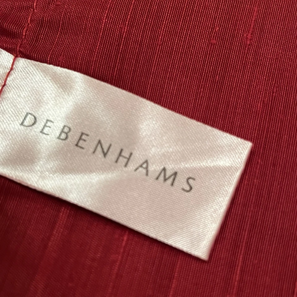 Debenhams 8 tovaglioli natalizi rossi e candele da pranzo Laura Ashley porta cristalli - Immagine 3 di 4