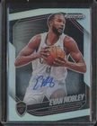 2024-25 Panini Prizm Black EVAN MOBLEY #121 Auto Silver Parallel Cavaliers JMR1
