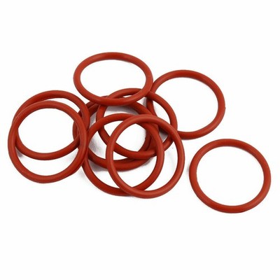 10pcs Red Round Nitrile Butadiene Rubber   O-Ring 22mm OD 1.9mm Width KD #qm