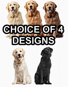 Golden Retriever Dog Sticker Self Adhesive Decal Various Sizes Made in UK