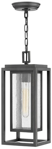 Republic 16 3/4"H Oil-Rubbed Bronze Outdoor Hanging Light - Picture 2 of 10