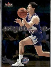 2000 Fleer Mystique #81 John Stockton (B)  Utah Jazz