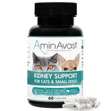 AminAvast Small Dogs  Cat Kidney Support - Promotes Healthy Kidney Support in...