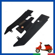 Tappeto Centrale in Gomma per PIAGGIO VESPA PK 50 125 XL con Alette di Montaggio