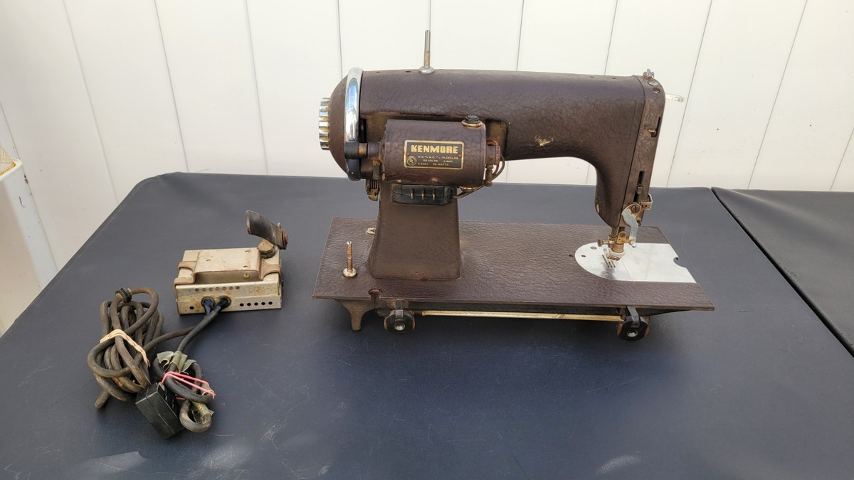 Vintage Kenmore 117-959 Sewing Machine Head Sears Roebuck Motor