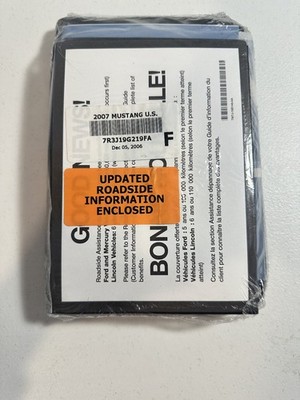 Ford Mustang 2007 Owners Manual Sealed