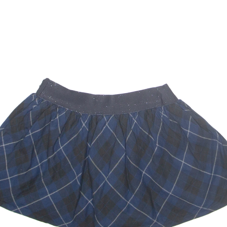 PATRIZIA PEPE Girls Tutu Skirt Blue Short Check 5Y - Image 2 of 4