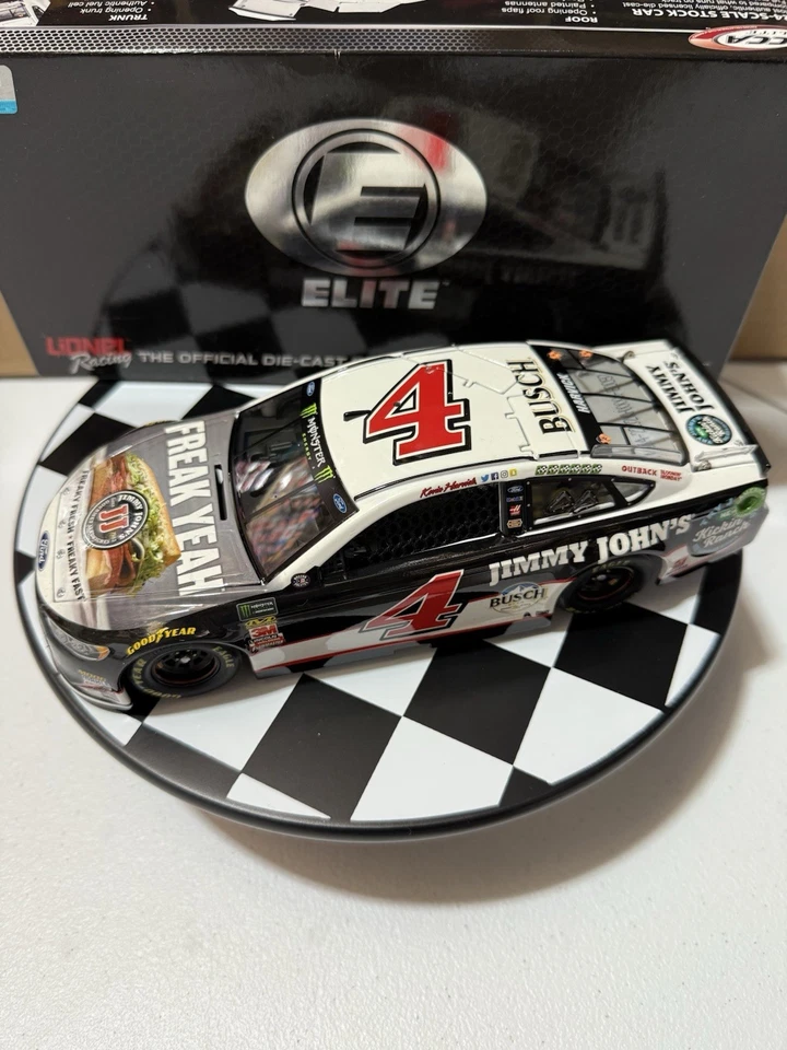 Литая модель Jimmy John's Kickin Ranch 2018 1:24 Nascar Кевин Харвик ELITE NO4 - Изображение 2 из 4