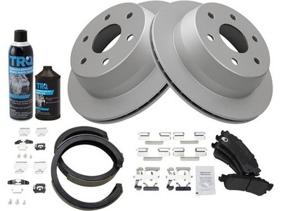 Rear Brake Pad Rotor Shoe Drum Kit fits GMC Sierra 1500 Classic 2007 17MYBC