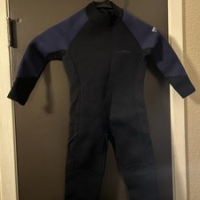 Kids Dark Lightning Unisex Neoprene Explorer Wetsuit Black / Navy Size 6