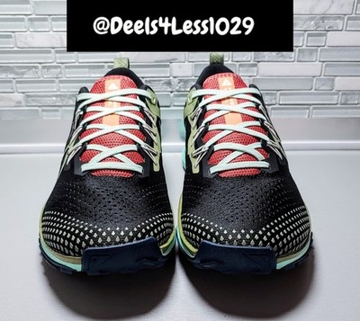 Nike React Pegasus Trail 4 Womens Black Alligator Green Mint Foam DJ6159-004