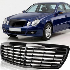 KÜHLERGRILL GLÄZEND SCHWARZ SPORTGRILL PASSEND FÜR MERCEDES E KLASSE W211 03-06 KÜHLERGRILL GLÄZEND SCHWARZ SPORTGRILL PASSEND FÜR MERCEDES E KLASSE W211 03-06