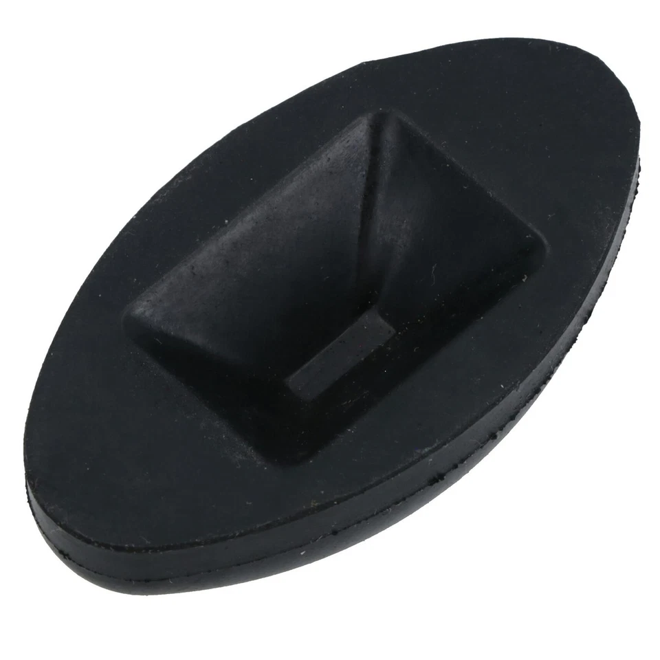 Fermo paraurti ovale in gomma stand off 22 mm per rimorchi box cavalli 1 pz - Immagine 4 di 4