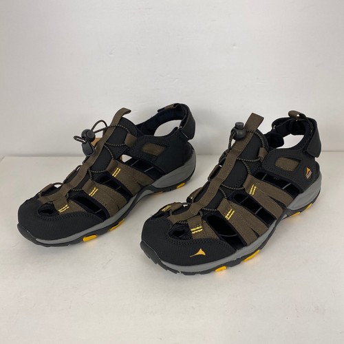 Pacific Mountain Ascot Hiker Sandals Black Olive Men Sz 8.5 | eBay