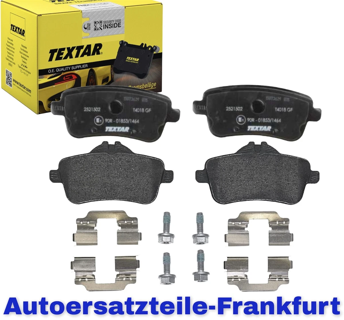 TEXTAR Bremsbeläge HINTEN MERCEDES-BENZ GLE ML M-KLASSE W166 C292 