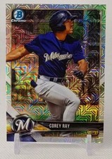 ⚾️2018 bowman mega box COREY RAY (rookie/mojo refractor) #BCP97⚾️ *Brewers*