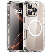 Clear Case For Apple iPhone 16 Pro Max/16 Pro MagSafe Heavy Duty Dustproof Cover