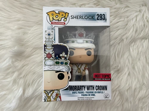 Funko Pop! Television Sherlock #293 Moriarty With Crown Hot Topic Exclusive Pre