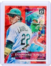 2022 Panini Donruss Optic Red Cracked Ice FOTL RAMON LAUREANO Diamond Kings 1/7