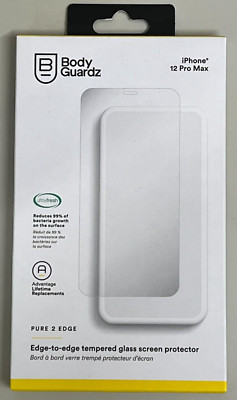 Lot of 25 BodyGuardz Pure-2-Edge  Glass Screen Protector iPhone 12 Pro Max