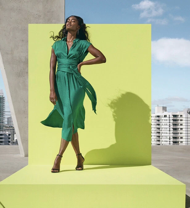 Emerald green leopard print dress cheap