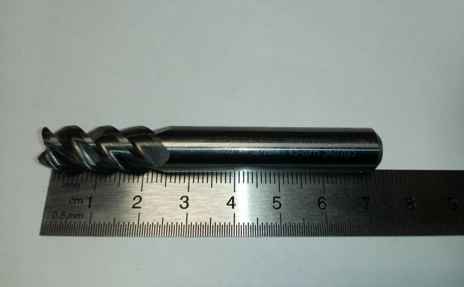 Fraise carbure 4 dents Ø 10 mm FRANKEN EMUGE pour fraisage de précision