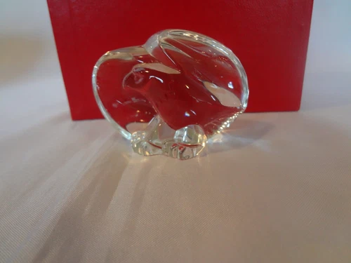 Steuben Crystal - American Eagle -  Hand Cooler Figurine Paperweight
