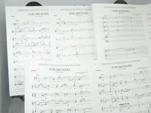 Sheet Music - Piano Quartet & Piano Quintet - Macmillan J - Four Little Tributes - Picture 2 of 2