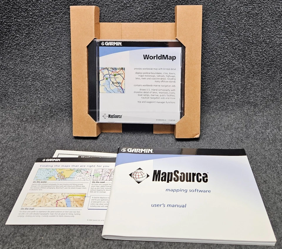 2004 Garmin CD-Rom World Maps 010-10215-01 v3.02 (Disk Still Sealed) - Image 4 of 4