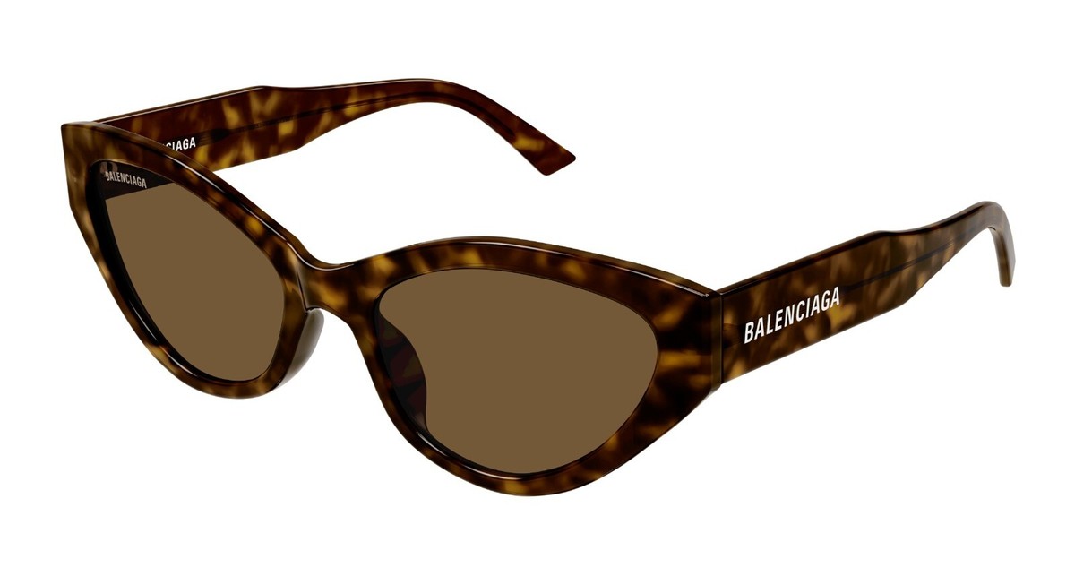 Balenciaga Brown Cat Eye Sunglasses Cat Eye Sunglasses by Balenciaga- La Garçonne main image 2