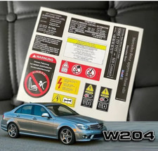 Decal Set Stickers For Mercedes-benz W204 C Class All Models Best Quality Decal Set Stickers For Mercedes-benz W204 C Class All Models Best Quality